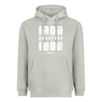 Moon Dust iron sharpens iron proverbs christian bible verse religious pullover h Heavyweight Hoodie - linhVisuals