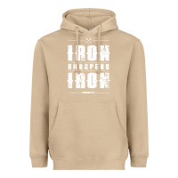 Mushroom iron sharpens iron proverbs christian bible verse religious pullover h Heavyweight Hoodie - linhVisuals