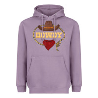 Lavender howdy shirt western rodeo country cowboy texan t shirt Heavyweight Hoodie - linhVisuals