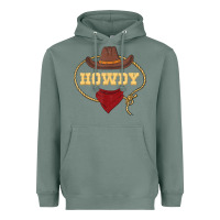 Sage howdy shirt western rodeo country cowboy texan t shirt Heavyweight Hoodie - linhVisuals