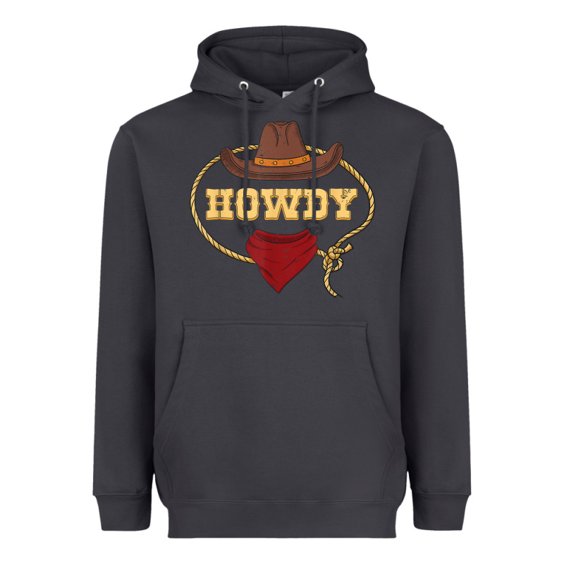 Howdy Shirt Western Rodeo Country Cowboy Texan T Shirt Heavyweight Hoodie by linhVisuals | Teevron