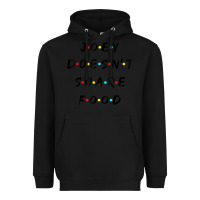 Black funny joey doesn't share food how you doin quoted friends t shirt Heavyweight Hoodie - linhVisuals