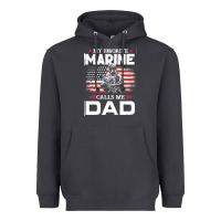 Smoke my favorite marine calls me dad t  shirt father's day flag my favorite Heavyweight Hoodie - linhVisuals