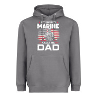 Storm my favorite marine calls me dad t  shirt father's day flag my favorite Heavyweight Hoodie - linhVisuals