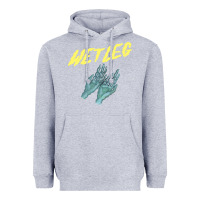 Heather Grey wetleg merch Heavyweight Hoodie - linhVisuals