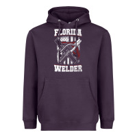Plum welding longsleeves t shirt florida fl american welder gifts Heavyweight Hoodie - linhVisuals