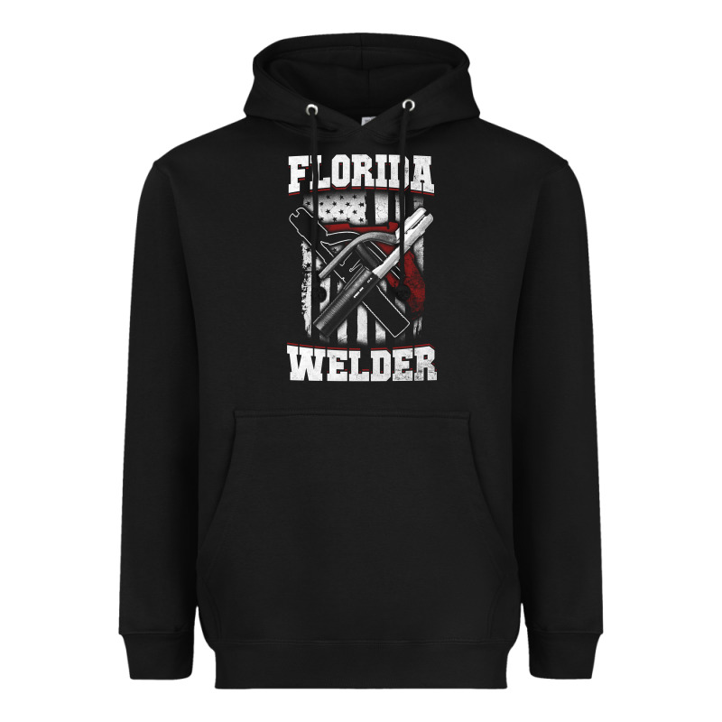 Welding Longsleeves T Shirt Florida Fl American Welder Gifts Heavyweight Hoodie by linhVisuals | Teevron