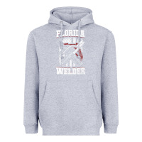 Heather Grey welding longsleeves t shirt florida fl american welder gifts Heavyweight Hoodie - linhVisuals