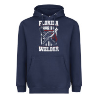 Navy welding longsleeves t shirt florida fl american welder gifts Heavyweight Hoodie - linhVisuals