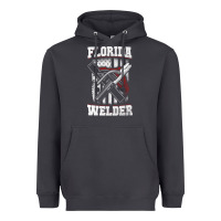 Smoke welding longsleeves t shirt florida fl american welder gifts Heavyweight Hoodie - linhVisuals