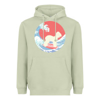 Matcha bedlington terrier t  shirt bedlington terrier gifts   ocean waves sur Heavyweight Hoodie - linhVisuals