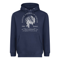Blackfoot Tribe Native American Indian Pride Respect Darker T Shirt Heavyweight Hoodie | Teevron