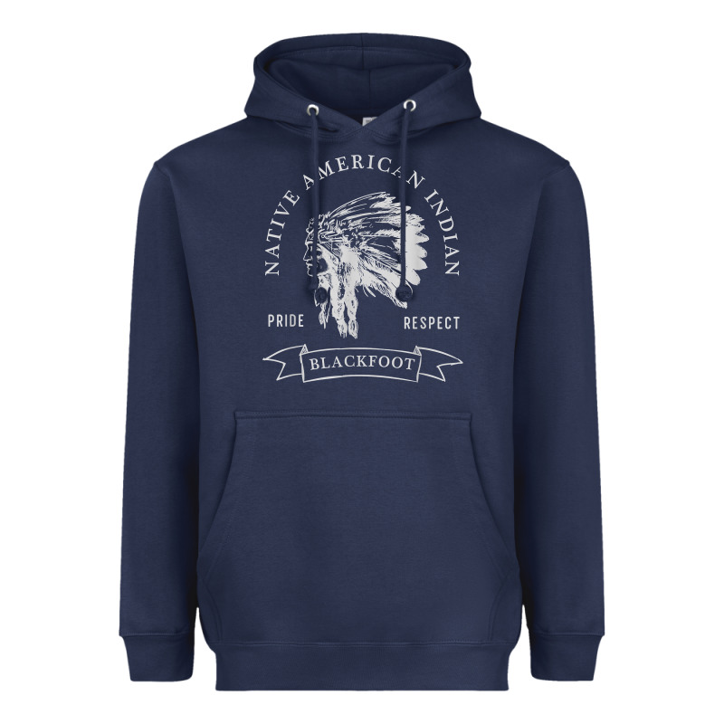 Blackfoot Tribe Native American Indian Pride Respect Darker T Shirt Heavyweight Hoodie by linhVisuals | Teevron