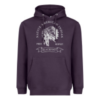 Plum blackfoot tribe native american indian pride respect darker t shirt Heavyweight Hoodie - linhVisuals