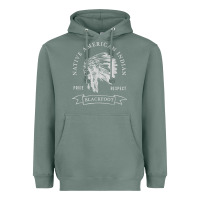 Sage blackfoot tribe native american indian pride respect darker t shirt Heavyweight Hoodie - linhVisuals