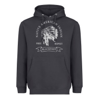 Smoke blackfoot tribe native american indian pride respect darker t shirt Heavyweight Hoodie - linhVisuals