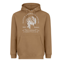 Toasted Coconut blackfoot tribe native american indian pride respect darker t shirt Heavyweight Hoodie - linhVisuals