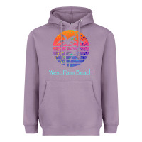 Lavender west palm beach tropical t shirt for family vacations Heavyweight Hoodie - linhVisuals