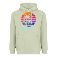 Matcha west palm beach tropical t shirt for family vacations Heavyweight Hoodie - linhVisuals