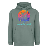 Sage west palm beach tropical t shirt for family vacations Heavyweight Hoodie - linhVisuals