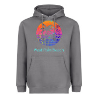 Storm west palm beach tropical t shirt for family vacations Heavyweight Hoodie - linhVisuals