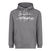 Storm boston skyline t shirt for women, men, girls & boys Heavyweight Hoodie - linhVisuals