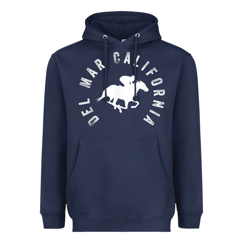 Del Mar California Horse Racing T Shirt Heavyweight Hoodie by linhVisuals | Teevron
