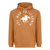 Meerkat del mar california horse racing t shirt Heavyweight Hoodie - linhVisuals