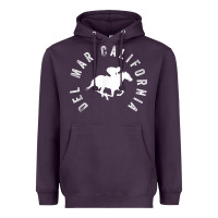 Plum del mar california horse racing t shirt Heavyweight Hoodie - linhVisuals