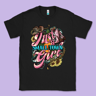 Just A Small Town Girl Classic Tee Designed By Howdyjamesfarm
