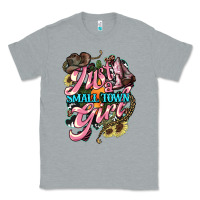 Heather Grey Just a small town girl Classic Tee - HowdyJamesFarm