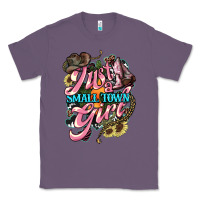 Lavender Just a small town girl Classic Tee - HowdyJamesFarm