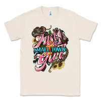 Natural Just a small town girl Classic Tee - HowdyJamesFarm