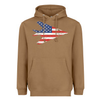 Toasted Coconut f 117 stealth nighthawk aircraft american flag f117 t shirt Heavyweight Hoodie - linhVisuals