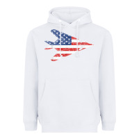 White f 117 stealth nighthawk aircraft american flag f117 t shirt Heavyweight Hoodie - linhVisuals