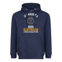 Navy electrician gifts for men & funny electrical design t shirt Heavyweight Hoodie - linhVisuals