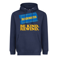 Navy blockbuster be kind rewind tank top Heavyweight Hoodie - linhVisuals