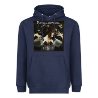Navy #florence the machine (2) Heavyweight Hoodie - linhVisuals
