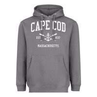 Storm cape cod ma vintage crossed oars & boat anchor sports sweatshirt Heavyweight Hoodie - linhVisuals