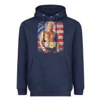 Navy funny boxer trump trump rocky meme t shirt Heavyweight Hoodie - linhVisuals