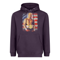 Plum funny boxer trump trump rocky meme t shirt Heavyweight Hoodie - linhVisuals