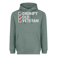 Sage grumpy old veteran patriotic american military veteran t shirt Heavyweight Hoodie - linhVisuals