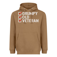 Toasted Coconut grumpy old veteran patriotic american military veteran t shirt Heavyweight Hoodie - linhVisuals