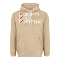Mushroom grumpy old veteran patriotic american military veteran t shirt Heavyweight Hoodie - linhVisuals