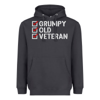 Smoke grumpy old veteran patriotic american military veteran t shirt Heavyweight Hoodie - linhVisuals
