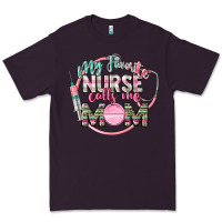 Plum my favorite nurse calls me mom Premium Tee - CowGirlArtShop