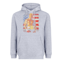 Heather Grey funny boxer trump trump rocky meme t shirt Heavyweight Hoodie - linhVisuals