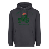 Smoke diddly squat farm green, tractor tee for farmer t shirt Heavyweight Hoodie - linhVisuals