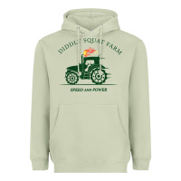 Matcha diddly squat farm green, tractor tee for farmer t shirt Heavyweight Hoodie - linhVisuals