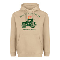 Mushroom diddly squat farm green, tractor tee for farmer t shirt Heavyweight Hoodie - linhVisuals